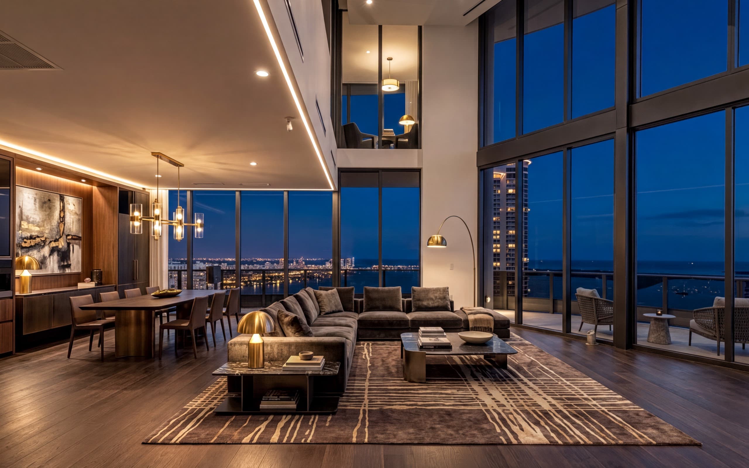 Modern Luxury Living Room virtual staging example
